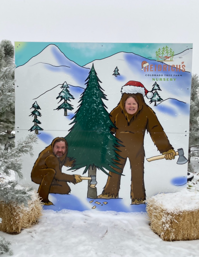 local artist christmas cutout